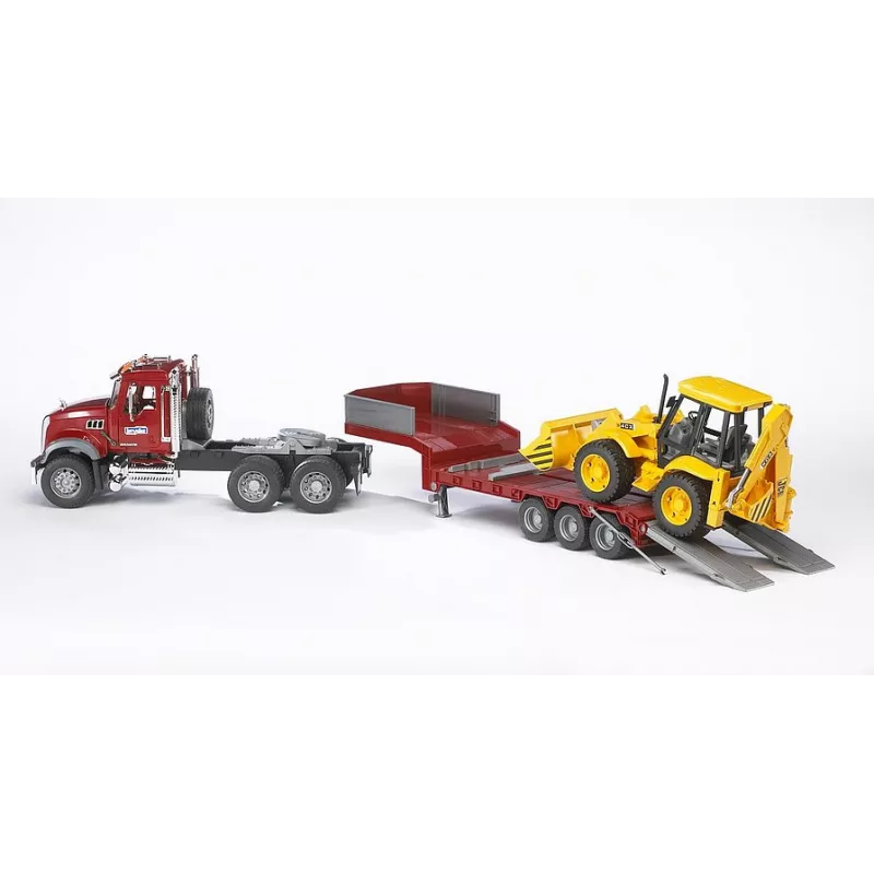 Camion Mack con pala mixta Caterpillar - escala 1:16