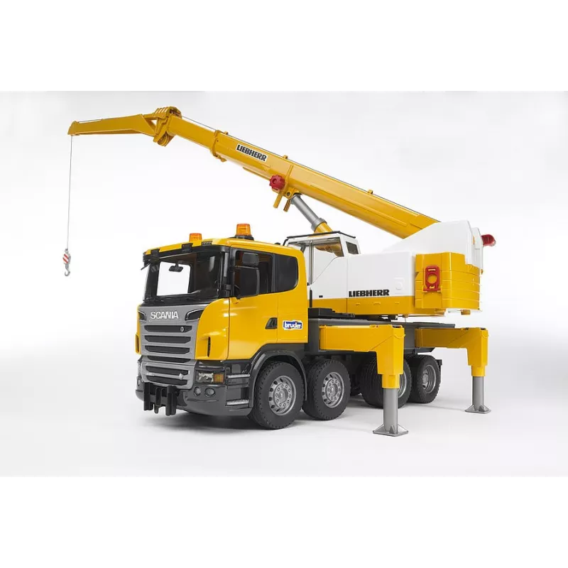 Camion Scania R con grua Liebherr - Escala 1:16
