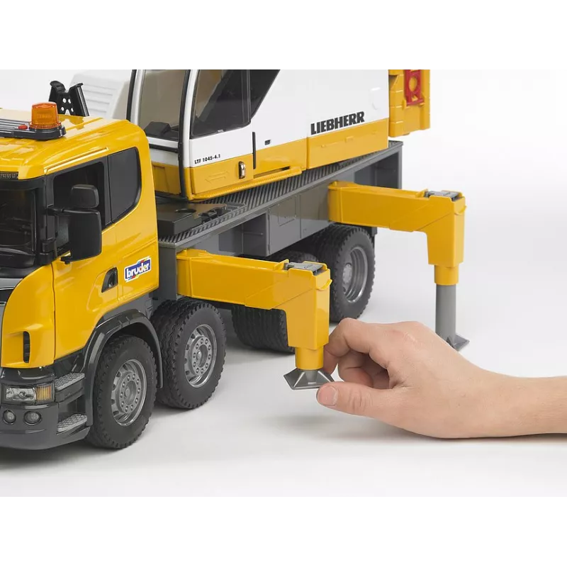 Camion Scania R con grua Liebherr - Escala 1:16