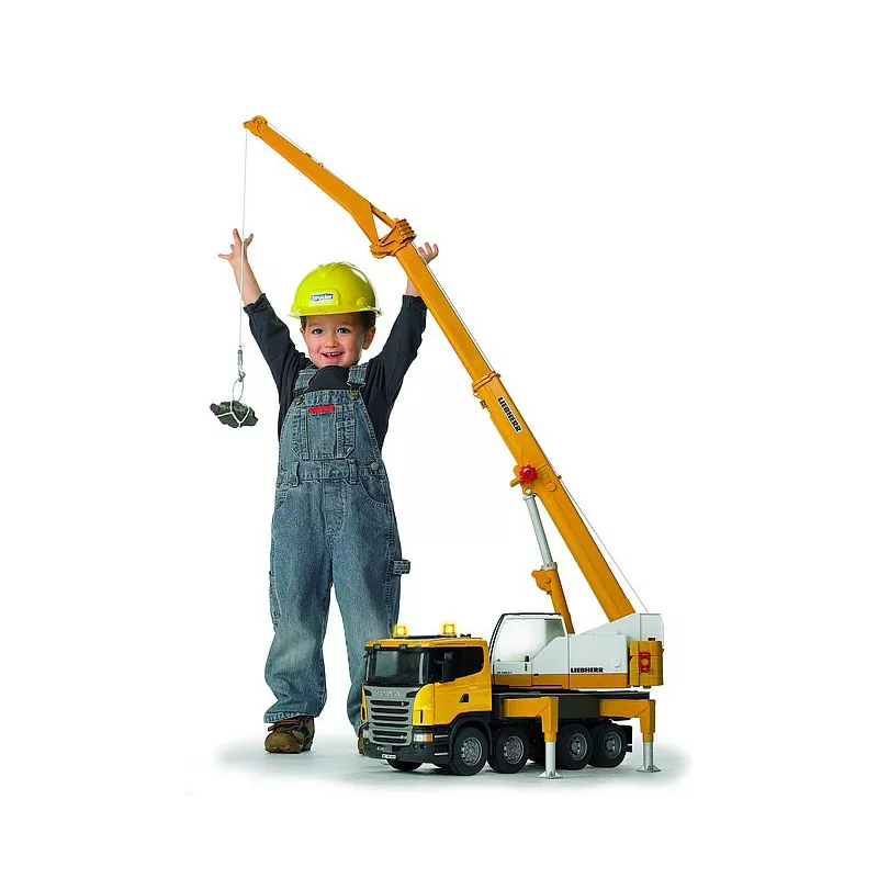 Camion Scania R con grua Liebherr - Escala 1:16