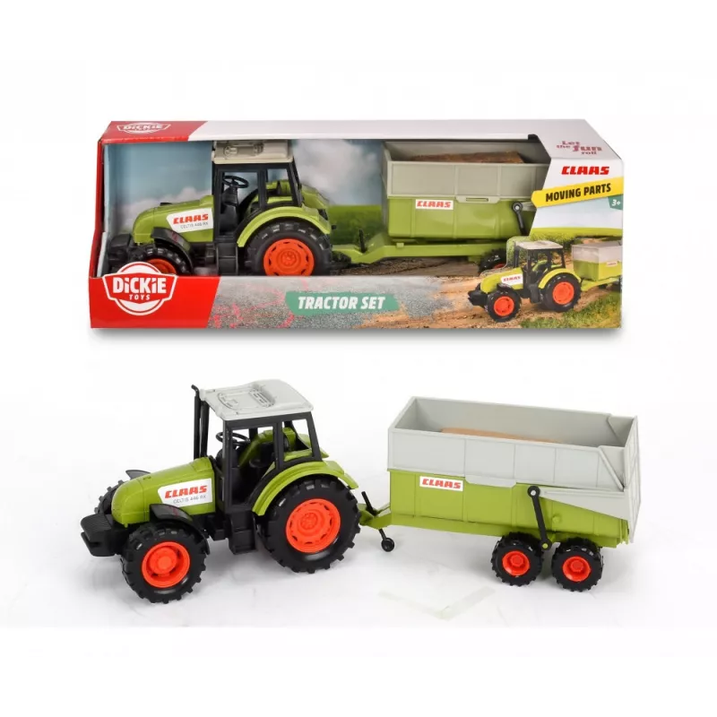 TRACTOR CON REMOLQUE CLAAS, 36 CM