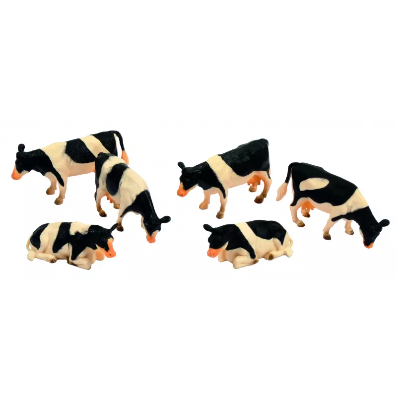 6 piezas de vacas