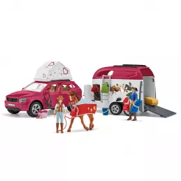 Aventura con coche y remolque para caballos