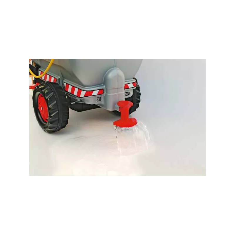 Cisterna Gris para tractor a pedales con bomba