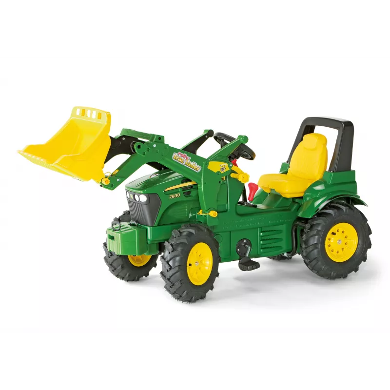 Tractor John Deere con pala ruedas neumaticas y marchas a pedales