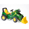 Tractor John Deere con pala ruedas neumaticas y marchas a pedales