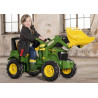 Tractor John Deere con pala ruedas neumaticas y marchas a pedales