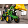 Tractor John Deere con pala ruedas neumaticas y marchas a pedales