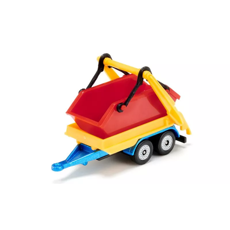 Camión con volquete y remolque