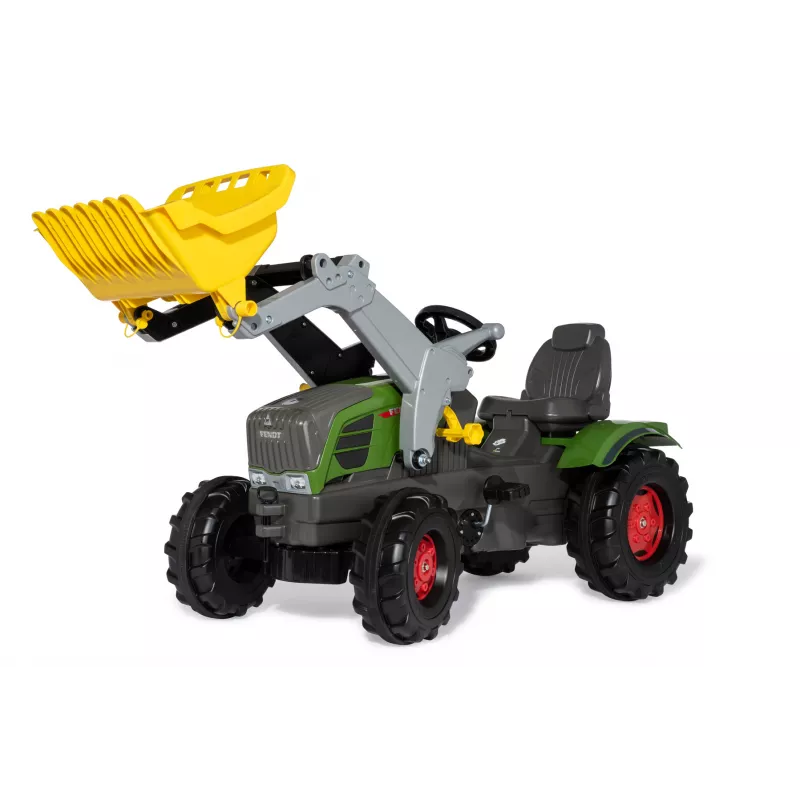 Tractor Fendt 211 Vario con pala a pedales