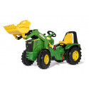 John Deere 8400R con pala freno y marcha