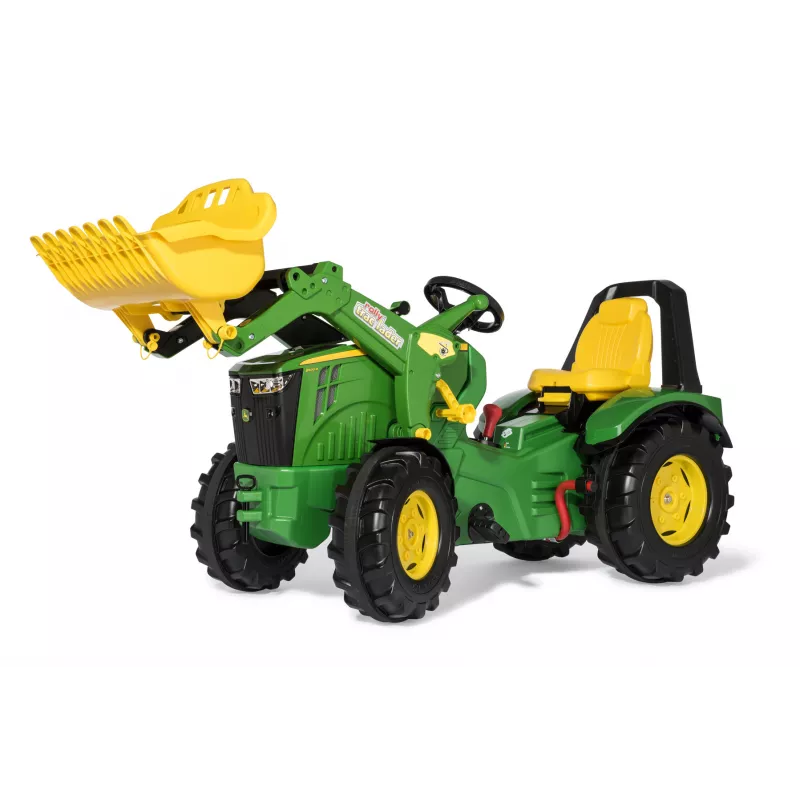 John Deere 8400R con pala freno y marcha