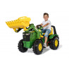 John Deere 8400R con pala freno y marcha