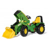 John Deere 8400R con pala freno y marcha