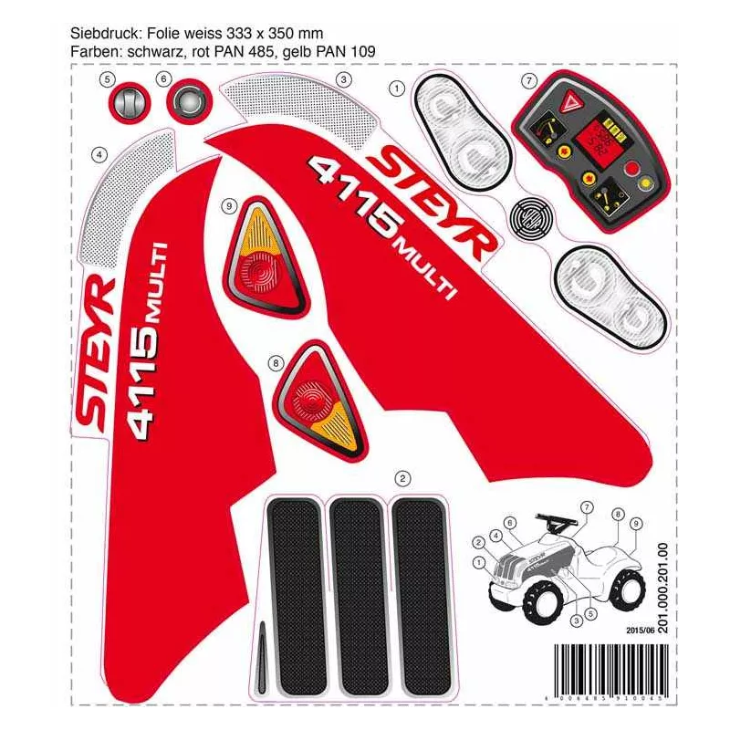 Pegatina Minitrac Steyr