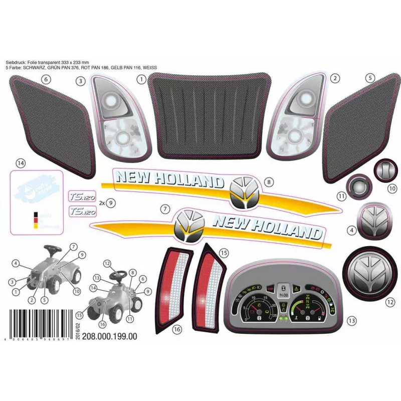 Adhesivo minitrac NH T 6010