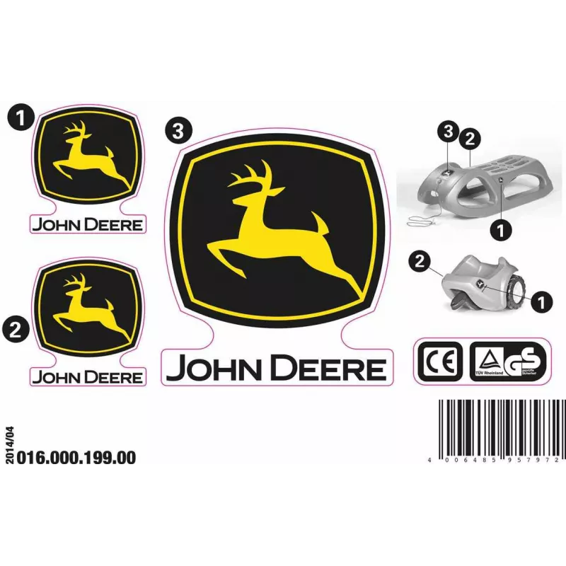 Pegatina John Deere