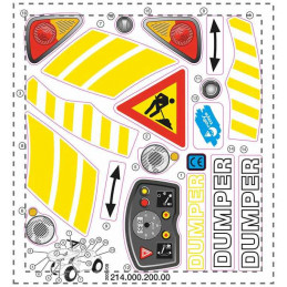 Adhesivo volquete Minitrac