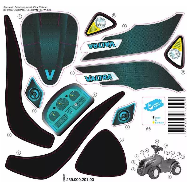 Adhesivo Minitrac Valtra