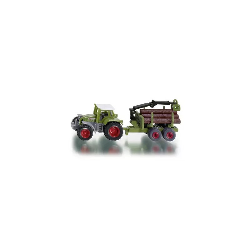 Tractor Fendt con remolque forestal - Blister