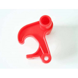 gancho de bloqueo rojo