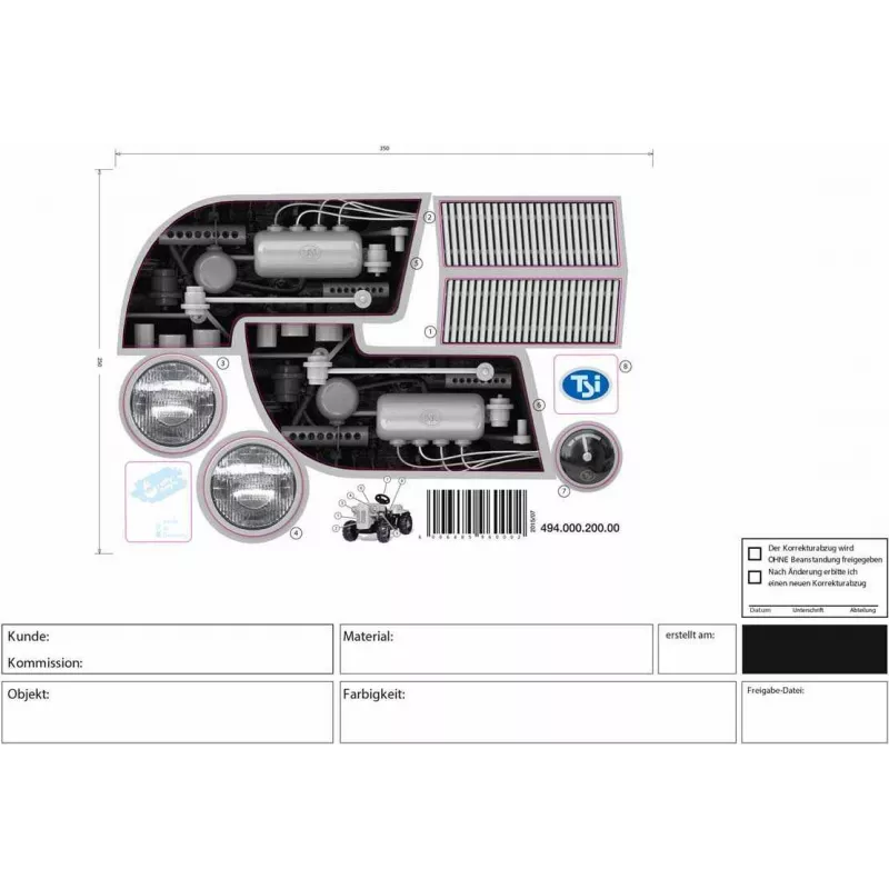 Pegatina Little Grey Fergie
