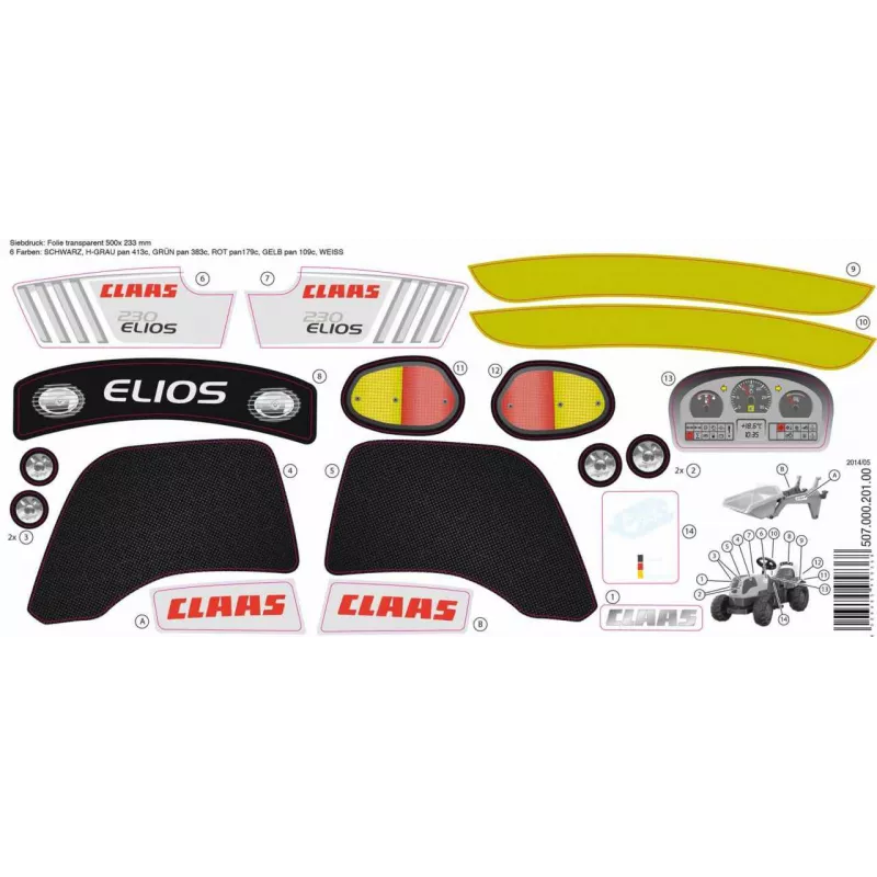 Adhesivo CLAAS ELIOS 230