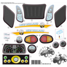 Pegatinas para rollyKid New Holland