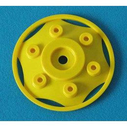 Tapacubos pequeño, amarillo