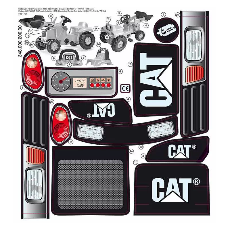 Pegatina rollyKid Cat