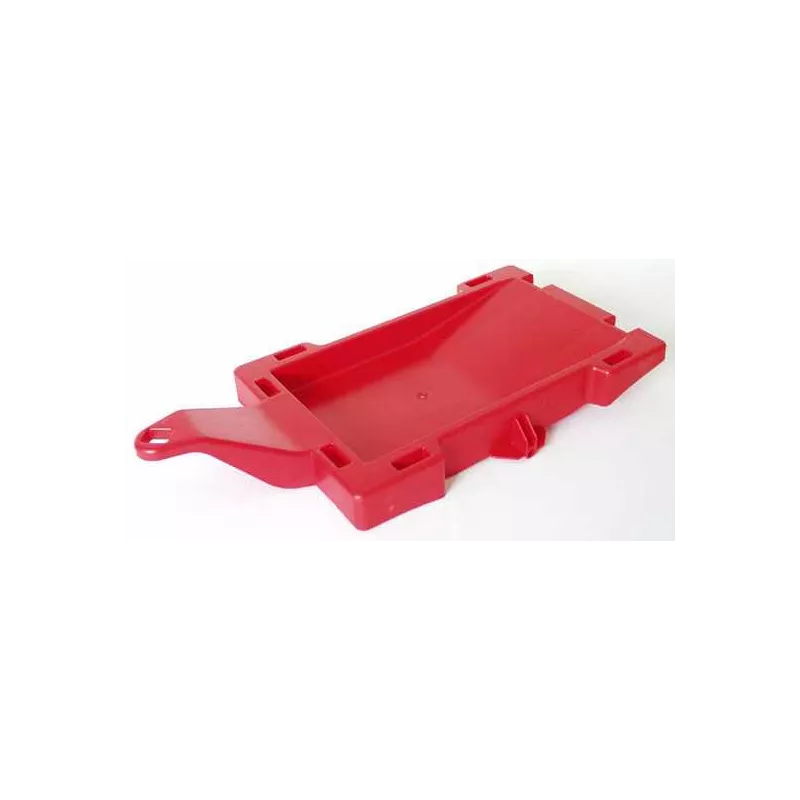 parte inferior rojo magma