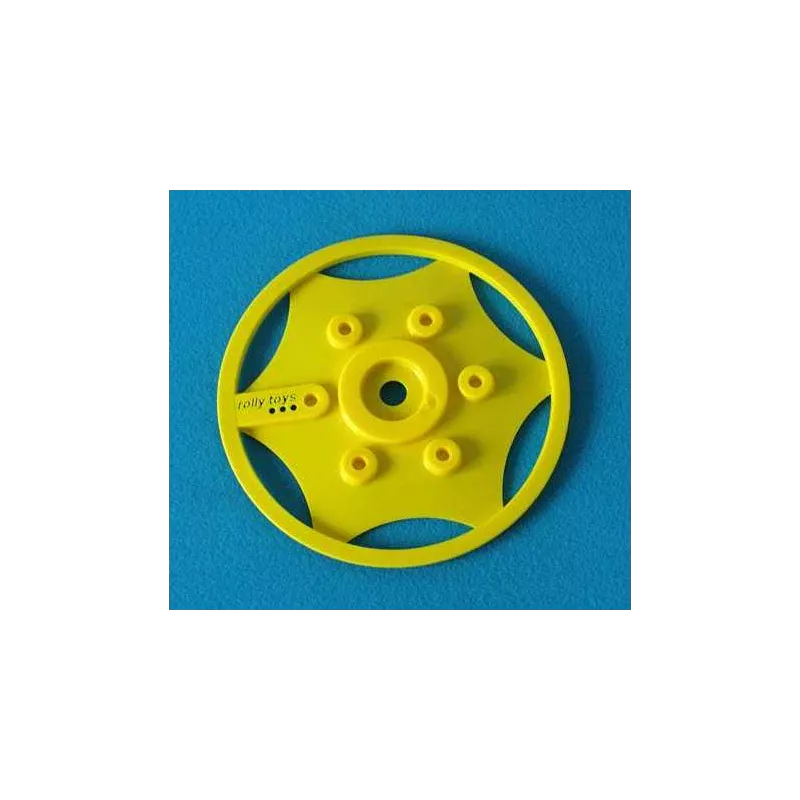 Tapacubos grande, amarillo