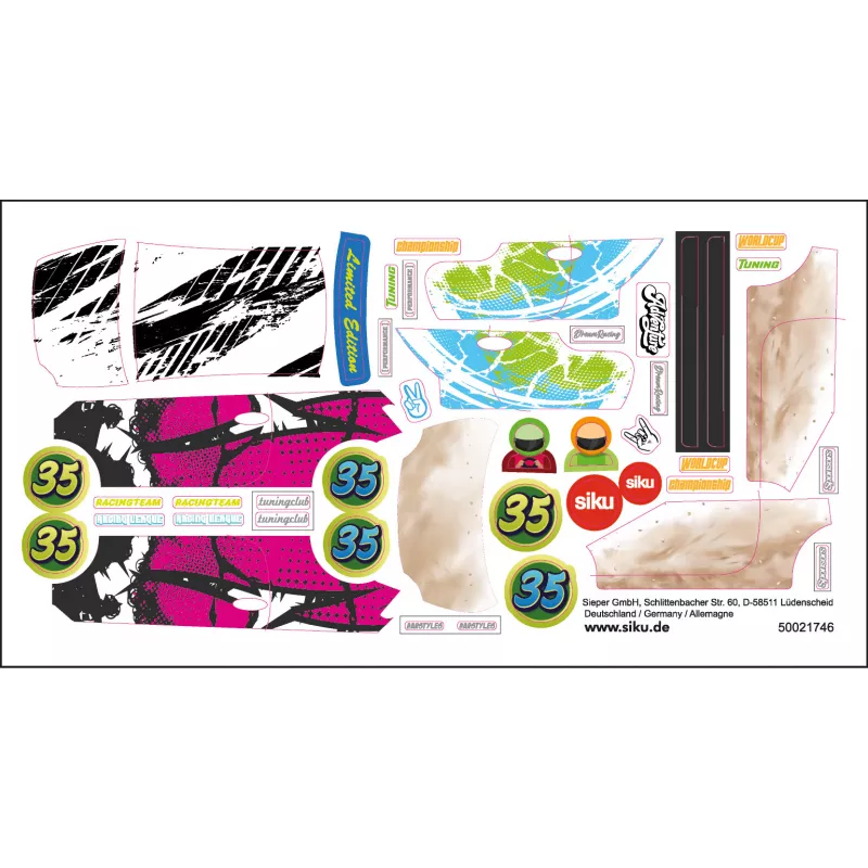 Set de manualidades "Style my siku" Fiat 500 Adventure