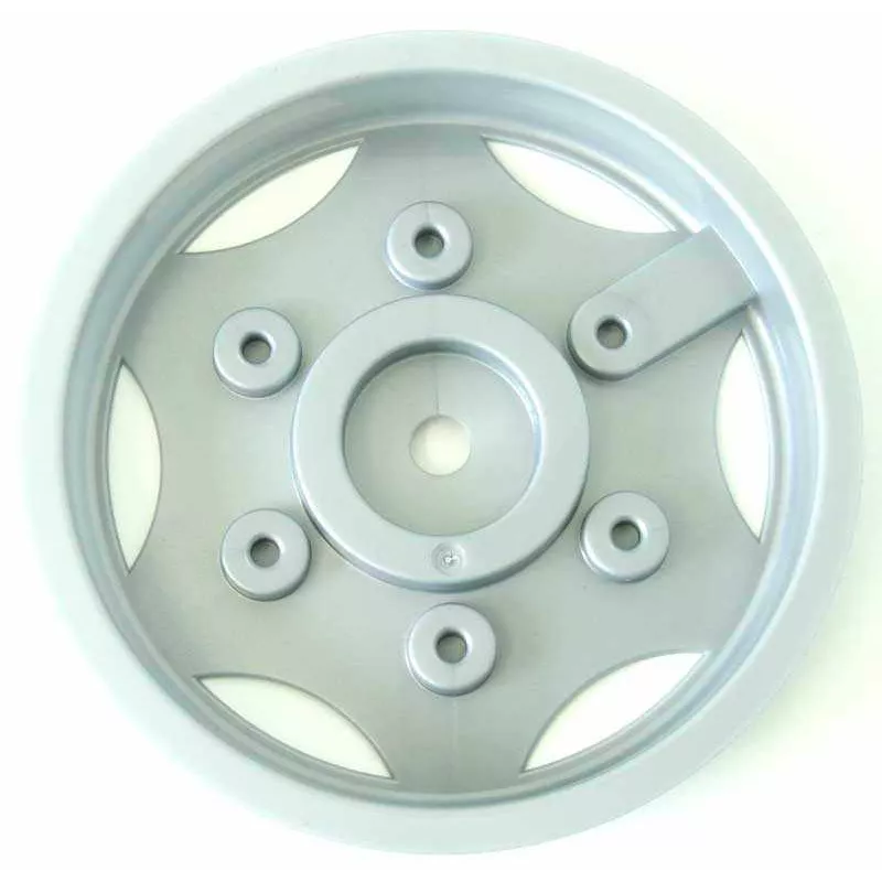 Cubre ruedas plata para rueda 335x120 y 310x110