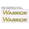 Pegatina Warrior