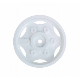 Cubre ruedas blanco