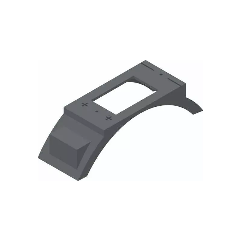 Guardabarros trasero rollyUnimog