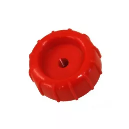 Tuerca roja de fijación del asiento