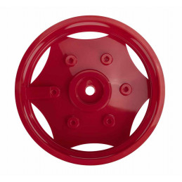 Cubierta de rueda roja, rueda trasera X-Trac Premium
