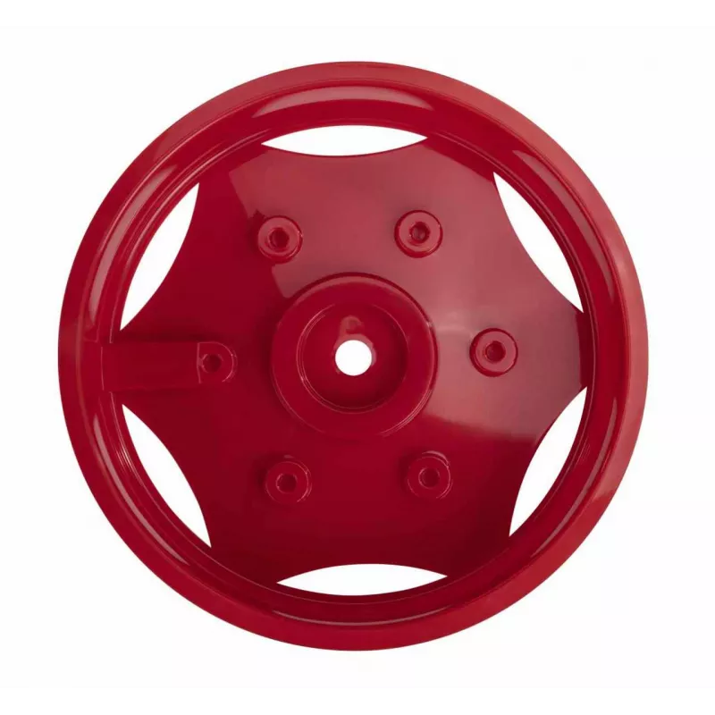 Cubierta de rueda roja, rueda trasera X-Trac Premium