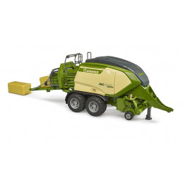 Krone BiG Pack 1290HDP VC con 2 pacas de heno