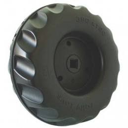 Rueda 390x150 eje 12 para tractores a pedales