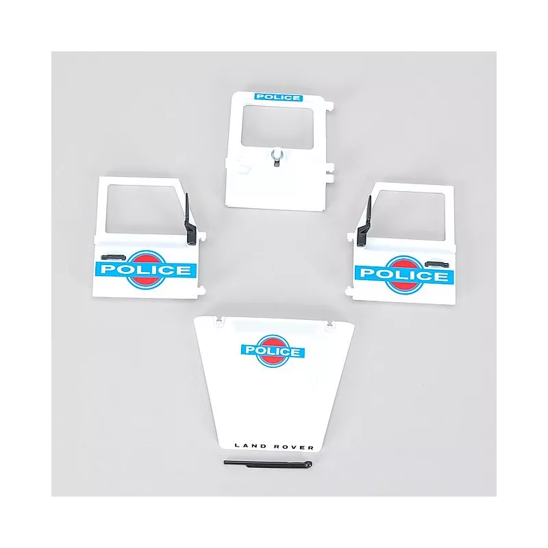 Capó y puertas Land Rover Police
