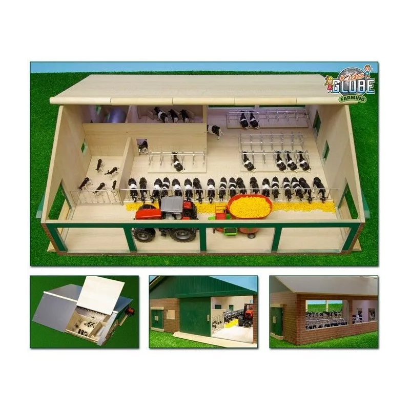 Establo con sala de ordeño - escala 1:32