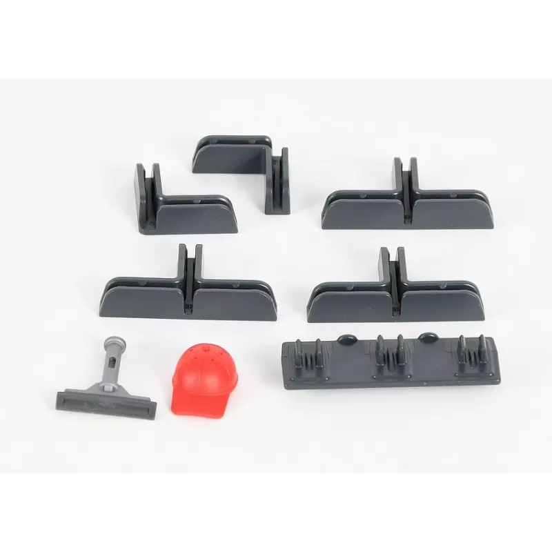 Piezas pequeñas en la bolsa de la gasolinera