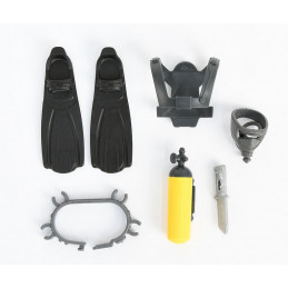 buzo de piezas pequeñas