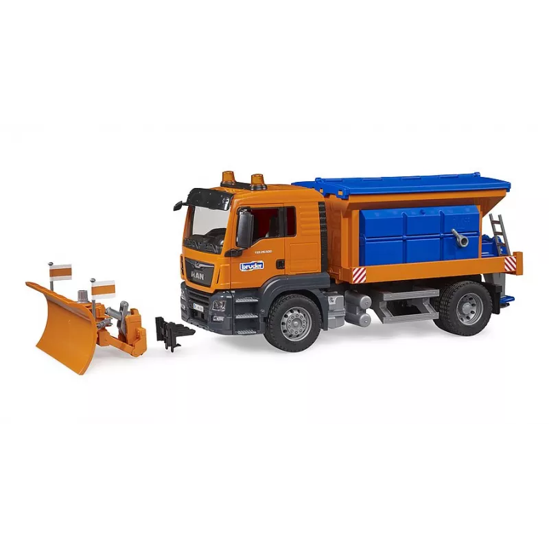 MAN TGS para el servicio de invierno con pala niveladora