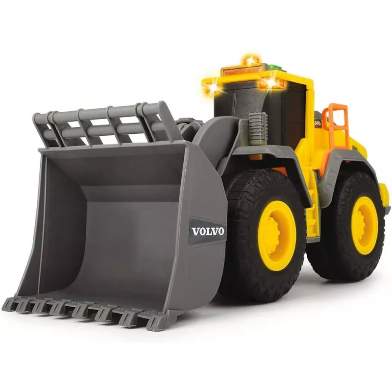 EXCAVADORA VOLVO CON LUZ Y SONIDO - 23 CM