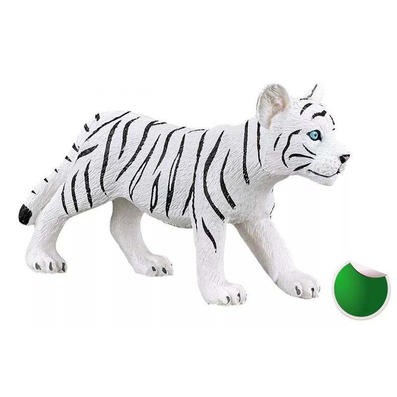 Cachorro de tigre blanco de pie