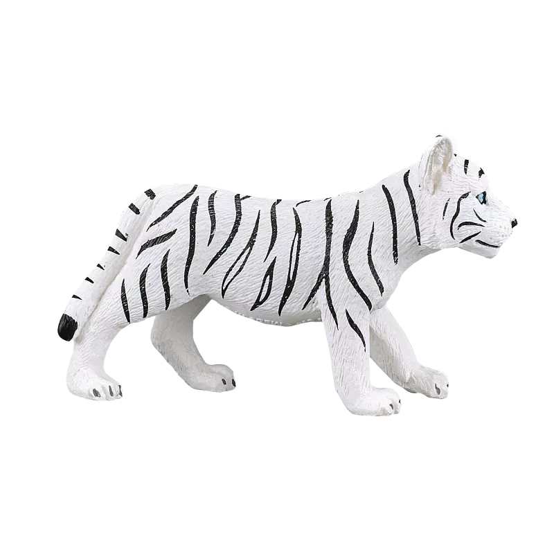 Cachorro de tigre blanco de pie